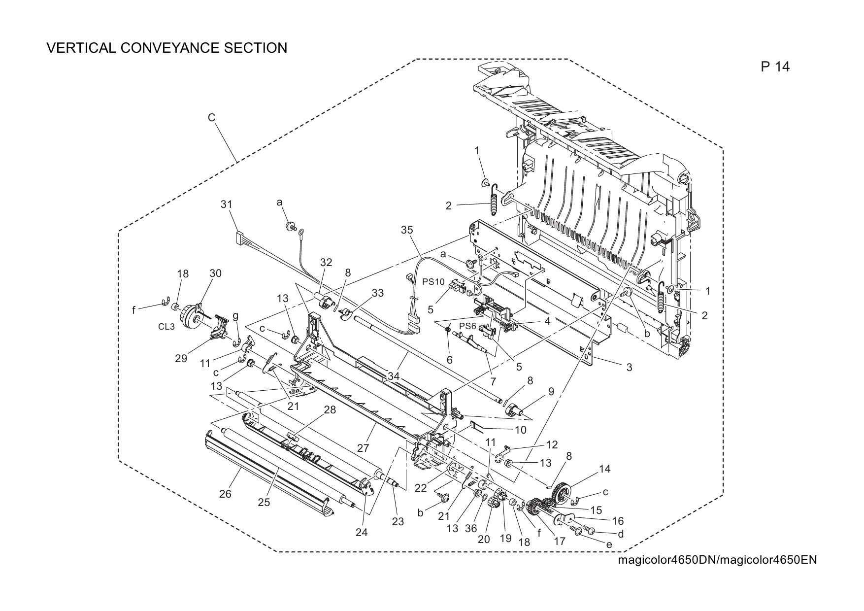 Konica-Minolta magicolor 4650DN 4650EN A00F011 Parts Manual-3